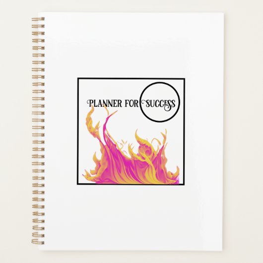 Ihr weißer Erfolgsplaner, rosa Feuerwehrplaner Planer (Vorderseite)