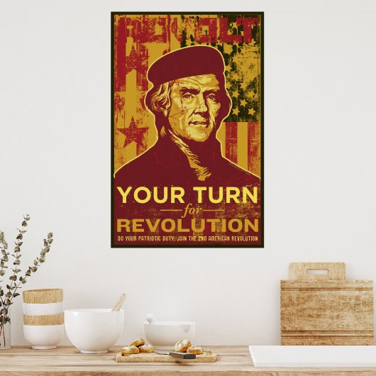 Ihr Wendeposter für die Revolution Poster (Küche)