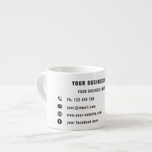 Ihr Werbe-Espresso-Becher für Ihr Unternehmen Espressotasse