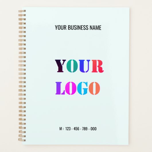 Ihr Werbeunternehmen für Logos ganz einfach Person Planer (Vorderseite)