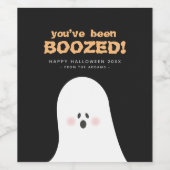 Ihr werdet das Halloween-Geist-Weinlabel bekommen Weinetikett (Einzelnes Label)