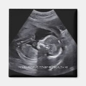 Ihr werdet ein GRANDMA schwanges Sonogramm-FOTO se Magnet (Vorne)