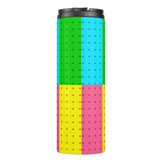 Ihr werdet Mädchen wachsen | Retro Pop Art Pflanze Thermosbecher (Rückseite)