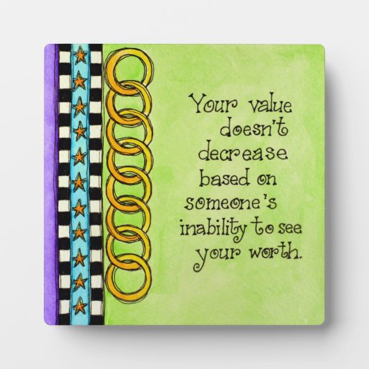 Ihr Wert Fotoplatte (Vorderseite)