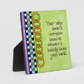 Ihr Wert Fotoplatte (Vorderseite)