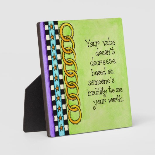 Ihr Wert Fotoplatte (Vorderseite)