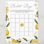 Ihr wichtigstes Squeeze Bridal Bingo Spiel (Vorderseite)