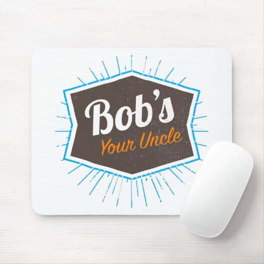 Ihr Witz des Bobs des Onkel-Funny Man Named Bob Mousepad (Mit Mouse)