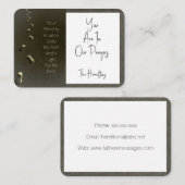 Ihr Wort ist eine Lampe und ein leichtes Fußball Mitteilungskarte (Vorne/Hinten)