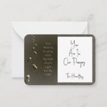 Ihr Wort ist eine Lampe und ein leichtes Fußball