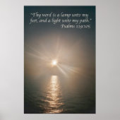 Ihr Wort ist eine Lampe zu meinen Füßen Variation  Poster (Vorne)
