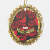 Ihr Zug Dame Keramik Ornament (Links)