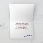 Ihr zwei Niedliche Schneemänner Funny Christmas Karte (Innenseite)