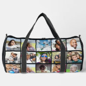 IHRE 15 Fotos und Name Custom Duffle Bag (Vorderseite)
