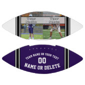 Ihre 1 oder 2 FOTOS und FARBEN Custom Foto Footbal Football (Paneele)