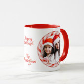 IHRE 2 Foto in einer benutzerdefinierten Textrahme Tasse (VorderseiteRechts)