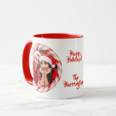 IHRE 2 Foto in einer benutzerdefinierten Textrahme Tasse (Vorderseite Links)