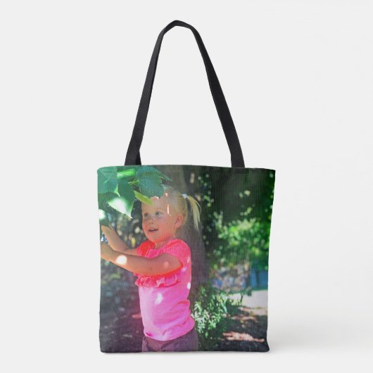 Ihre 2 Foto Personalisierten Tragetaschen, Full Pr Tasche (Rückseite)