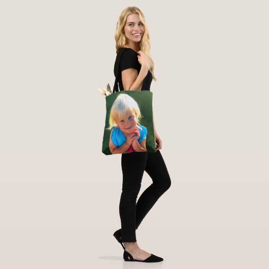 Ihre 2 Foto Personalisierten Tragetaschen, Full Pr Tasche (Am Model)