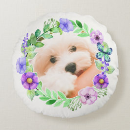 Ihre 2 Fotos in Blume Frames werfen Kissen