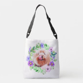 Ihre 2 Fotos in Blume Rahmen Taschen nach Maß (Rückseite)