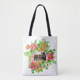 Ihre 2 Fotos in Blume Rahmen Taschen nach Maß