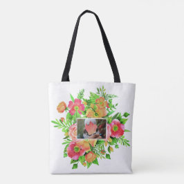 Ihre 2 Fotos in Blume Rahmen Taschen nach Maß