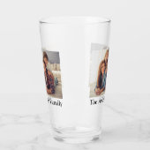 IHRE 2 Fotos & Name benutzerdefiniert Glas (Links)