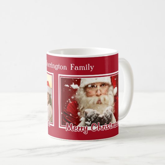 IHRE 2 FOTOS u. kundenspezifischen Kaffeetasse (VorderseiteRechts)