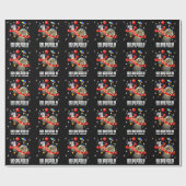 Ihre 2 Katzen in einer Alien Raumschiff UFO Sci Fi Geschenkpapier (Flach)