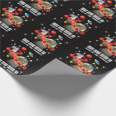 Ihre 2 Katzen in einer Alien Raumschiff UFO Sci Fi Geschenkpapier (Ecke)