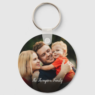 Ihre 2 Lieblingsfamilienfotos Schlüsselanhänger