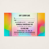 Ihre 3-Foto-Spielzeugspeicher-Geschenkkarte (Rückseite)