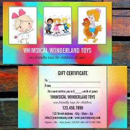 Ihre 3-Foto-Spielzeugspeicher-Geschenkkarte