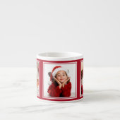 IHRE 3 FOTOS individuelle Espresso-Tasse Espressotasse (Vorderseite)