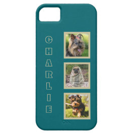 IHRE 3 FOTOS & individuelle Name Telefongehäuse Case-Mate iPhone Hülle