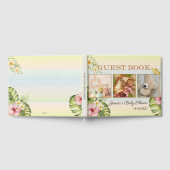 Ihre 3 Fotos Niedliche Blumenkinderdusche Gästebuch (Voll)