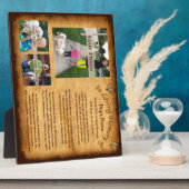 Ihre 3 Fotos, Text Dog Gedenkstätte Plaque und Ged Fotoplatte (Seite)