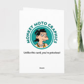 Ihre 40. Geburtstagskarte Karte (Rückseite)