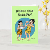 Ihre 40. Geburtstagskarte Karte (Gelbe Blume)