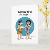 Ihre 49. Geburtstagskarte Karte (Gelbe Blume)