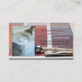 Ihre 4 Foto Paint Store Zuhause Dekoration Visitenkarte (Rückseite)