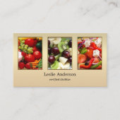 Ihre 4 Fotos Diätin oder Nutrionistin Visitenkarte (Vorderseite)