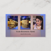 Ihre 4 Fotos Exotische indische Juwelen Visitenkarte (Vorderseite)