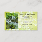 Ihre 4 Fotos Green Garden Portfolio Visitenkarte (Rückseite)