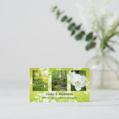 Ihre 4 Fotos Green Garden Portfolio Visitenkarte (Stehend Vorderseite)