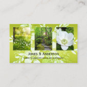 Ihre 4 Fotos Green Garden Portfolio Visitenkarte (Vorderseite)