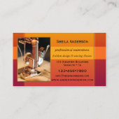 Ihre 4 Fotos Modedesign Seamstress Nähen Visitenkarte (Rückseite)