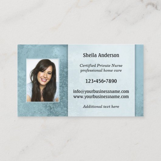 Ihre 4 Fotos private Krankenversicherungskarte Visitenkarte (Rückseite)