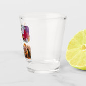 Ihre 4 Fotos Rundglas-Vorlage Schnapsglas (Rechts)